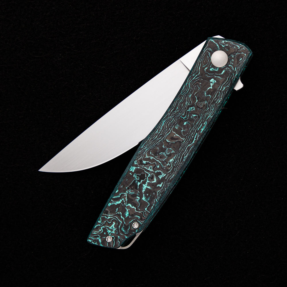 Igor Oleinikov Inspirer – Teal TechnoCarbo Handle