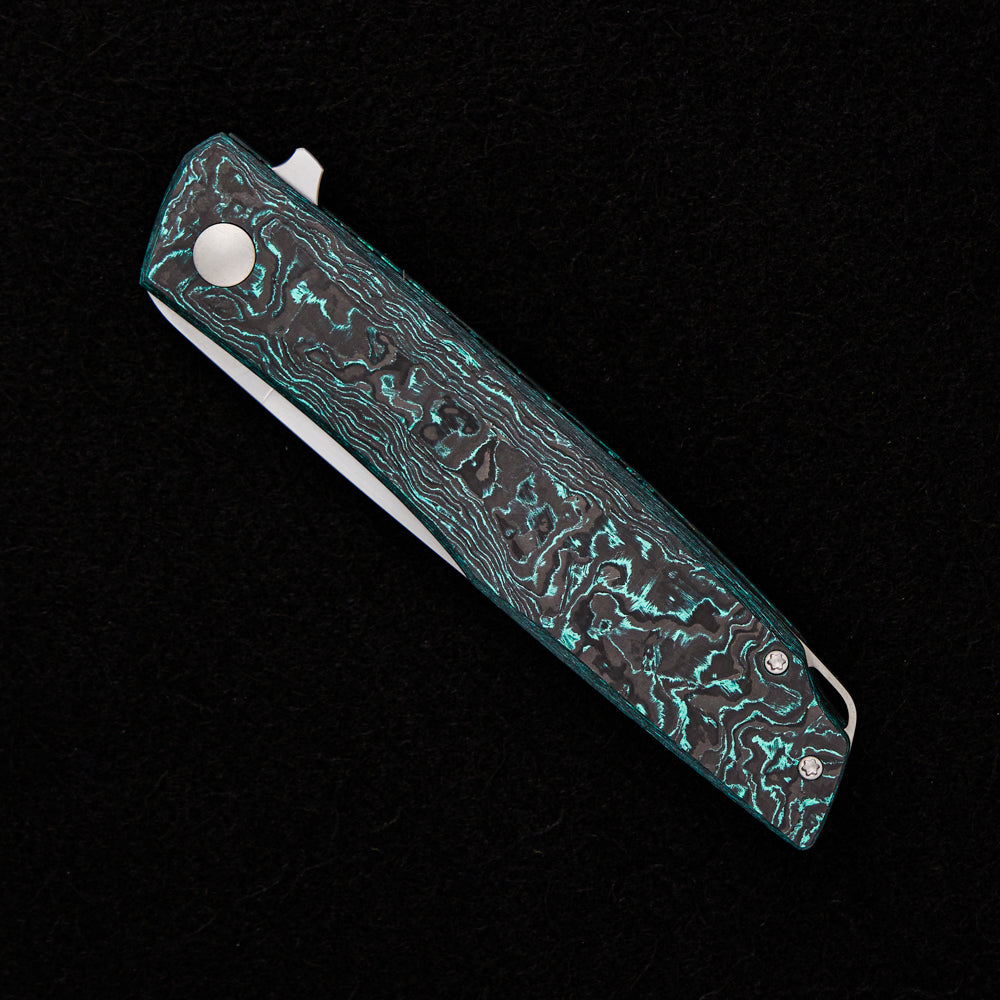 Igor Oleinikov Inspirer – Teal TechnoCarbo Handle