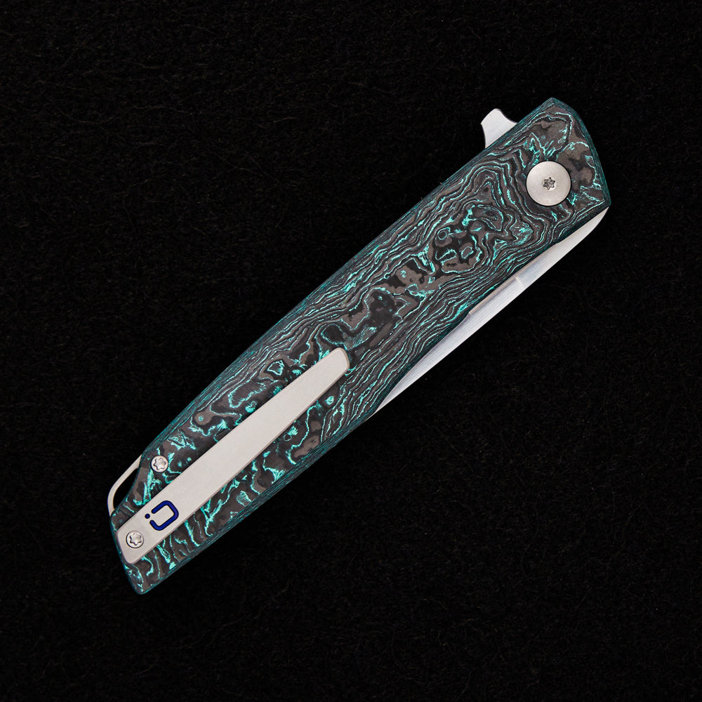 Igor Oleinikov Inspirer – Teal TechnoCarbo Handle