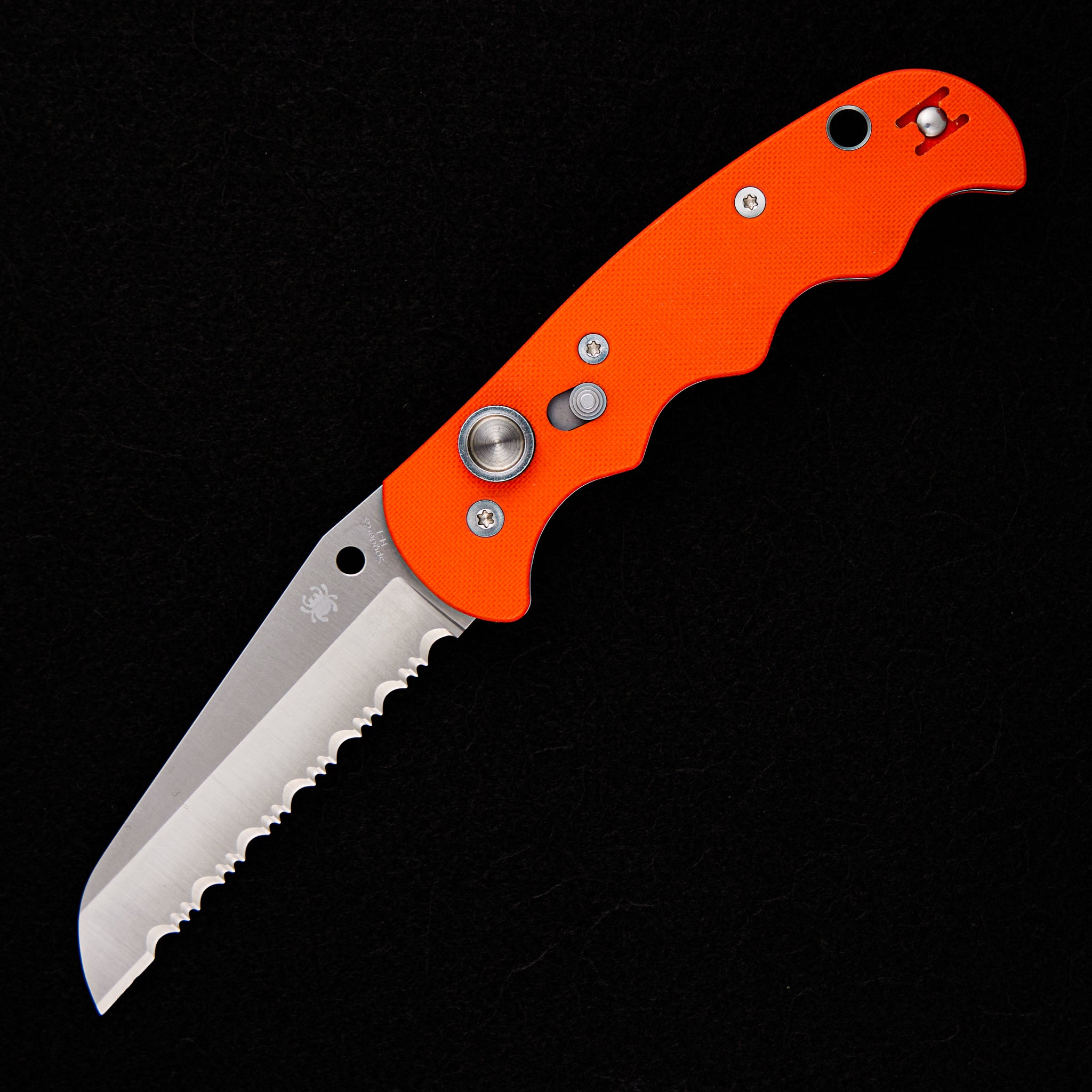 Spyderco Autonomy Auto – Orange G10 – H-1 Blade – C165GSOR