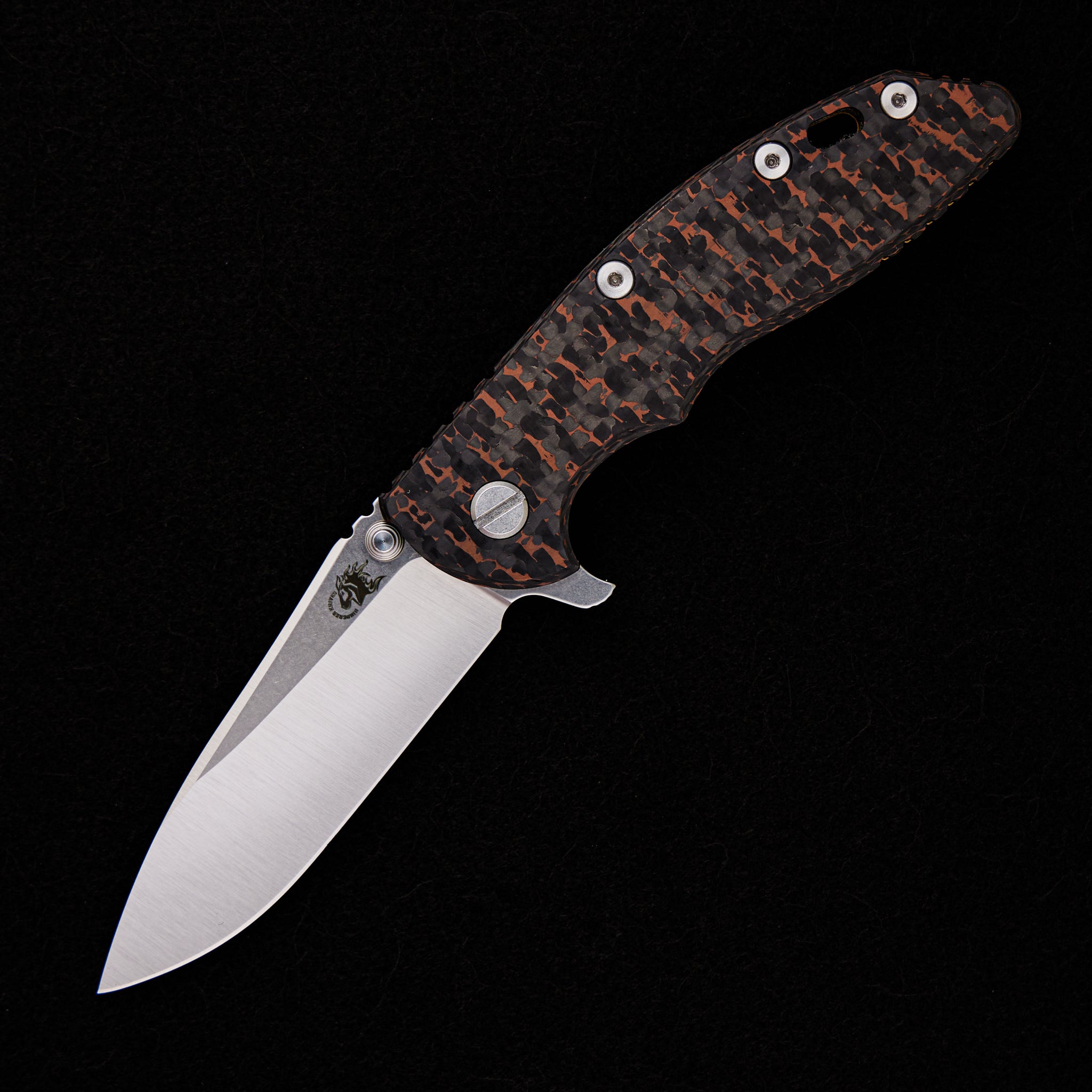 Hinderer Knives XM-18 3.5″ – Slicer – No Choil – Tri-Way – Stonewash Bronze