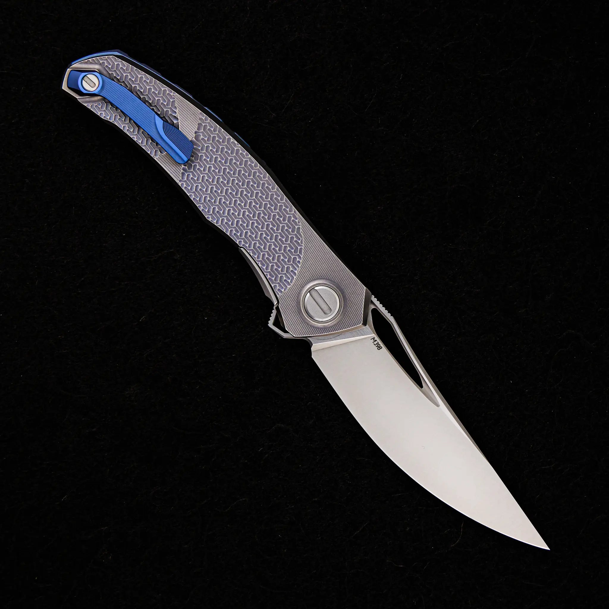 Shirogorov Mini Quantum Custom Division – Titanium Handle – M398 Blade – SRRBS