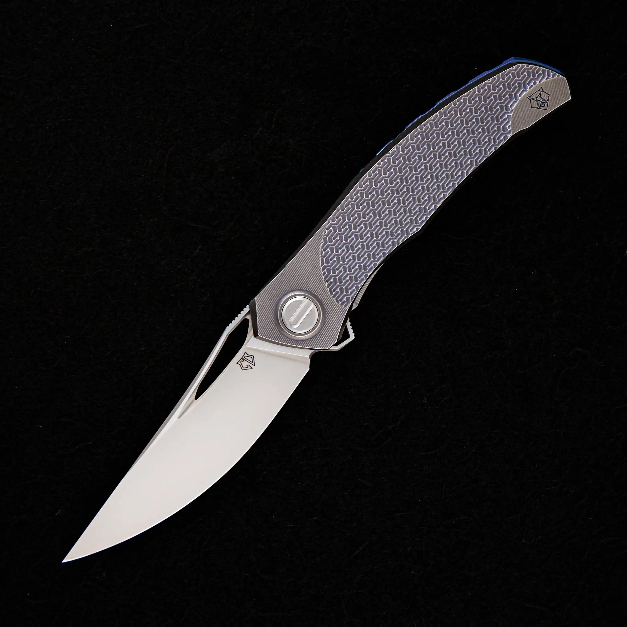 Shirogorov Mini Quantum Custom Division – Titanium Handle – M398 Blade – SRRBS