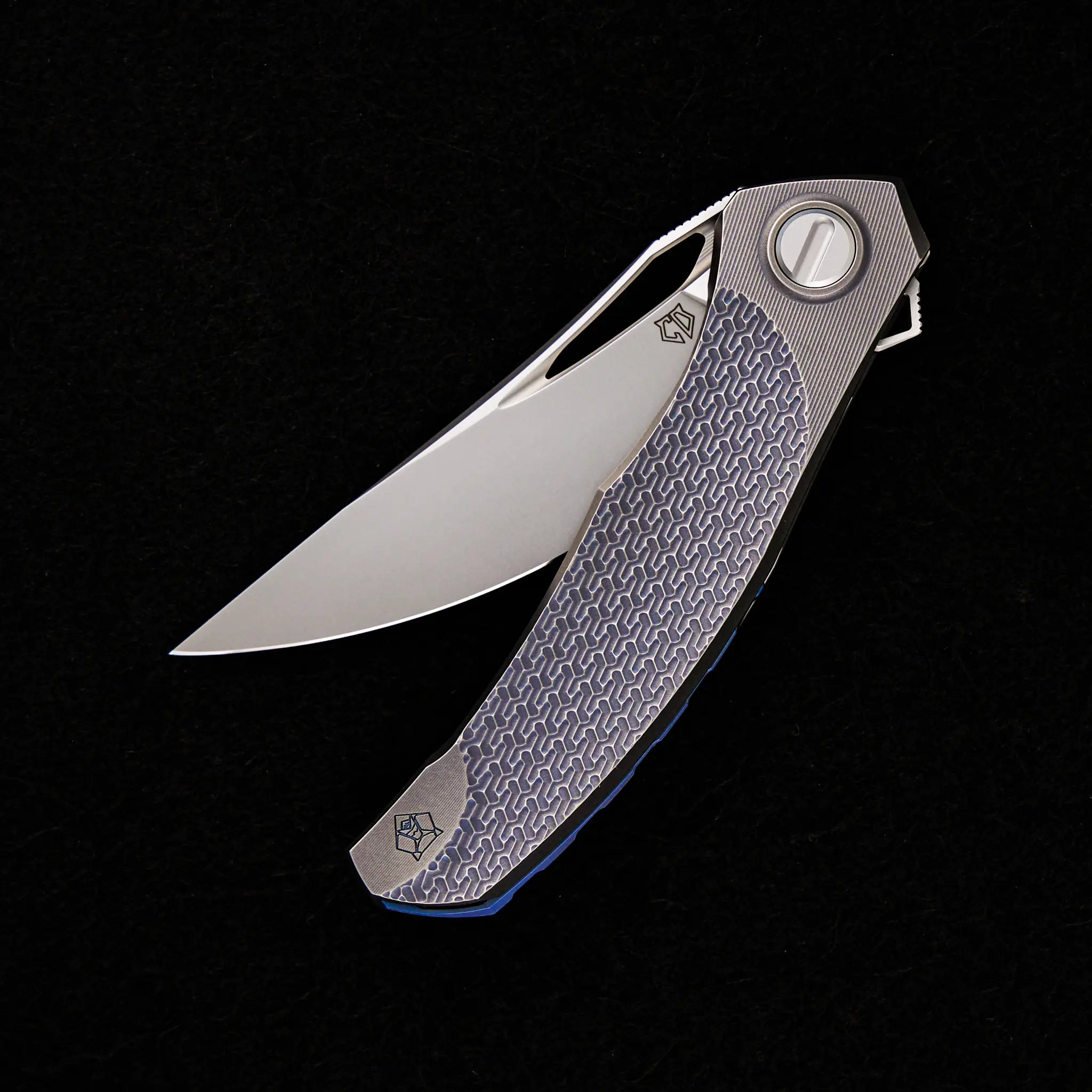 Shirogorov Mini Quantum Custom Division – Titanium Handle – M398 Blade – SRRBS