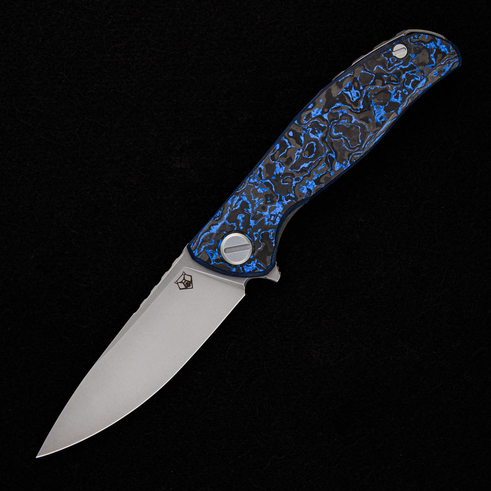 SHIROGOROV HATI GEN 3 – M390 BLADE – BLUE TECHNOCARBO – MRBS