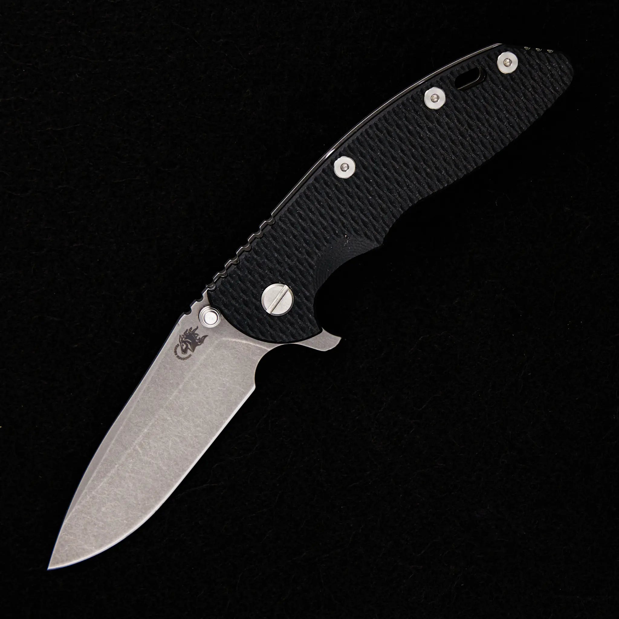 Hinderer Knives XM-18 3.5″ – S45VN Spearpoint Blade – Tri-Way – Working Finish – Black G10