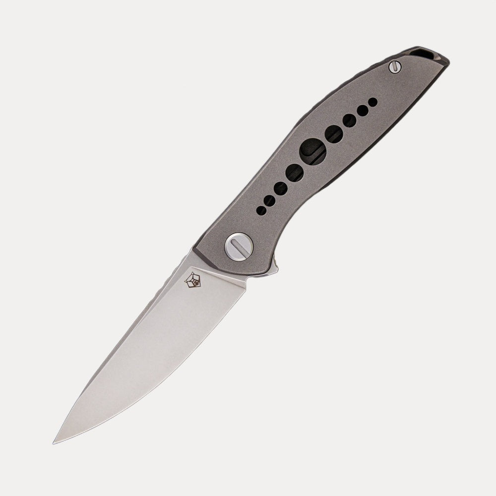 SHIROGOROV KNIVES / WR BLADEWORKS “HYDRONIAN” NEON – M390 BLADE – TITANIUM HANDLE – MRBS