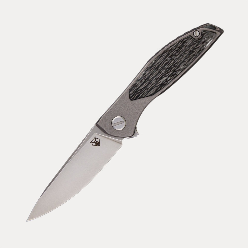 SHIROGOROV KNIVES / WR BLADEWORKS “HYDRONIAN” NEON – M390 BLADE – TITANIUM HANDLE – MRBS