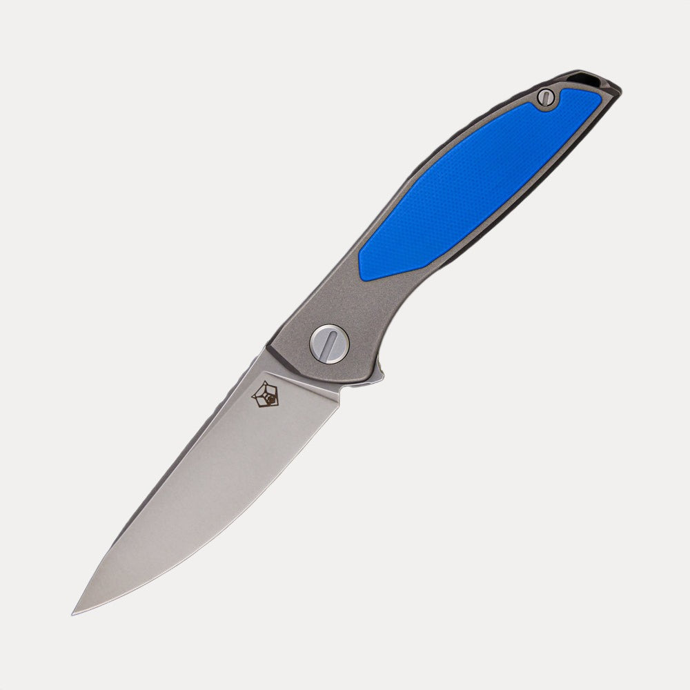 SHIROGOROV KNIVES / WR BLADEWORKS “HYDRONIAN” NEON – M390 BLADE – TITANIUM HANDLE – MRBS