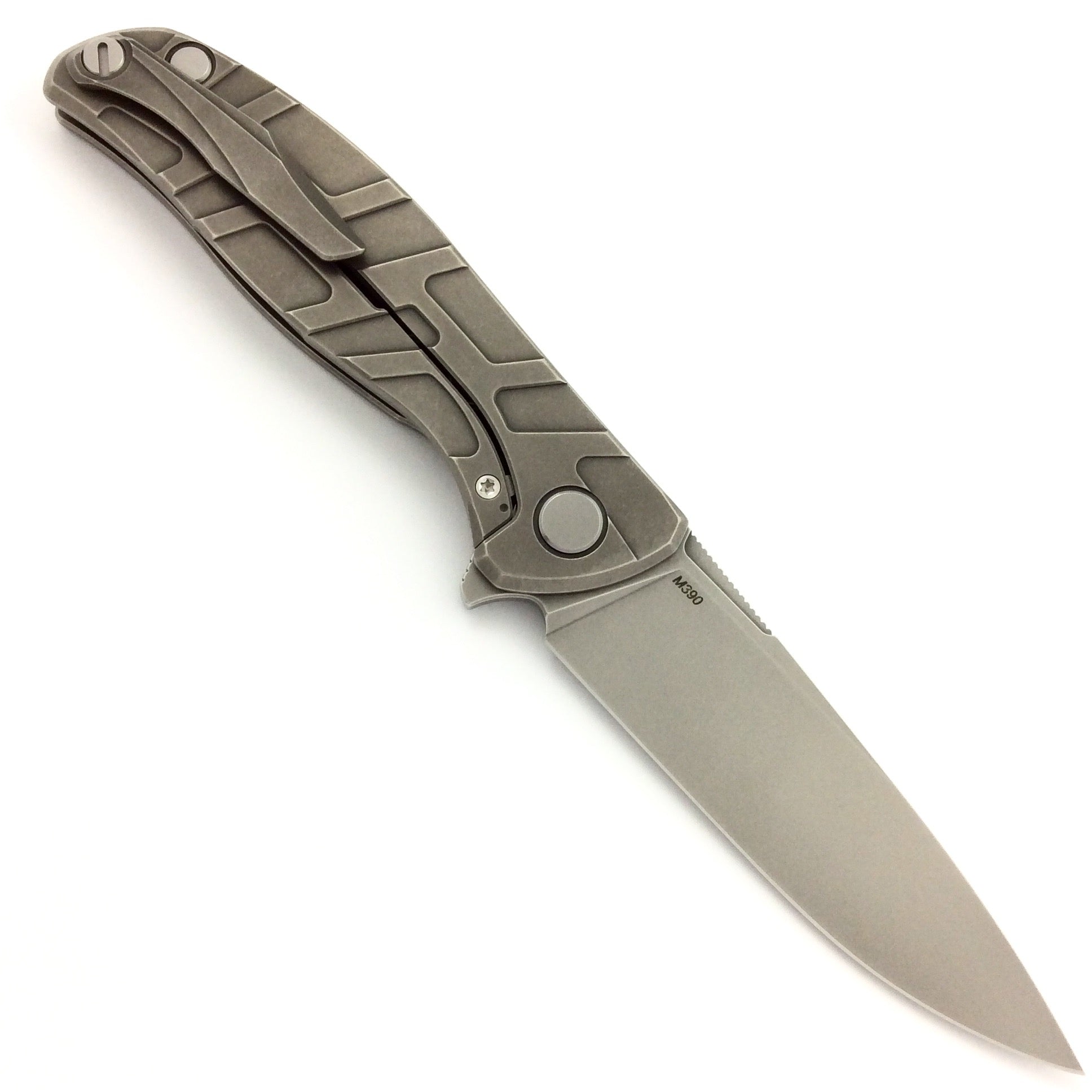 SHIROGOROV F95 "T" PATTERN - M390 BLADE - TITANIUM HANDLE - MRBS