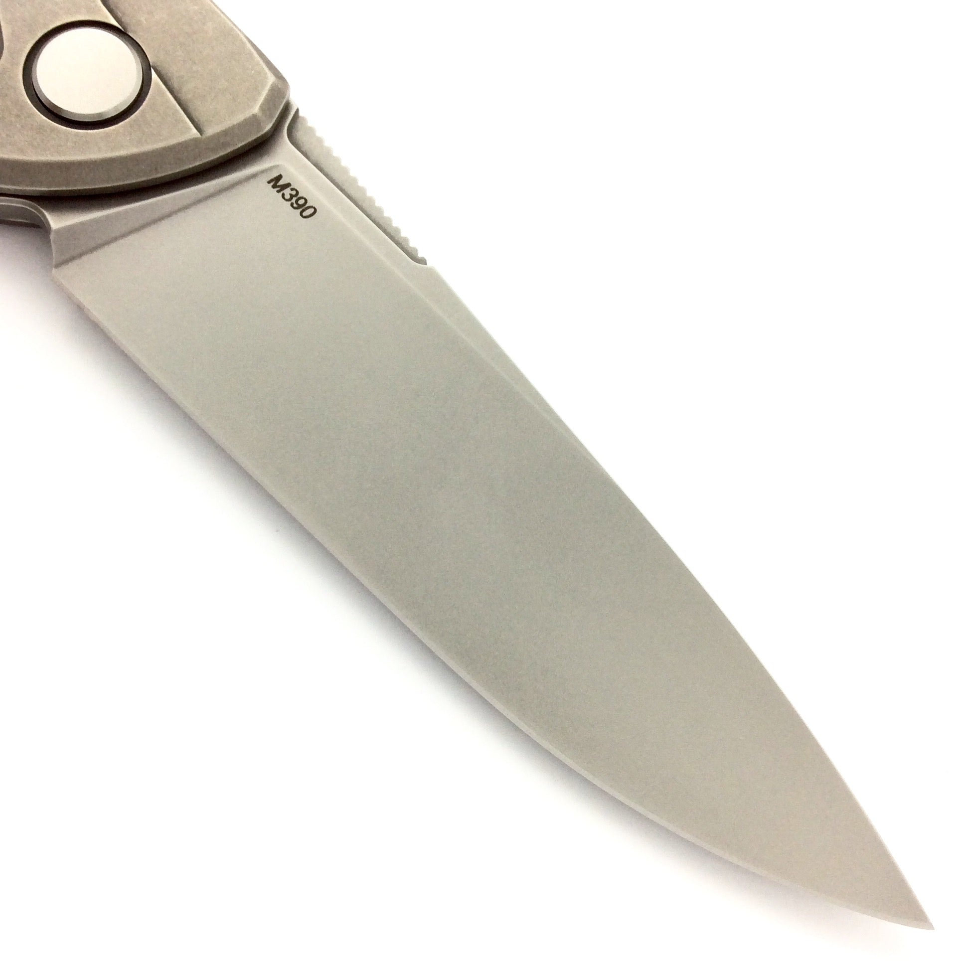 SHIROGOROV F95 "T" PATTERN - M390 BLADE - TITANIUM HANDLE - MRBS