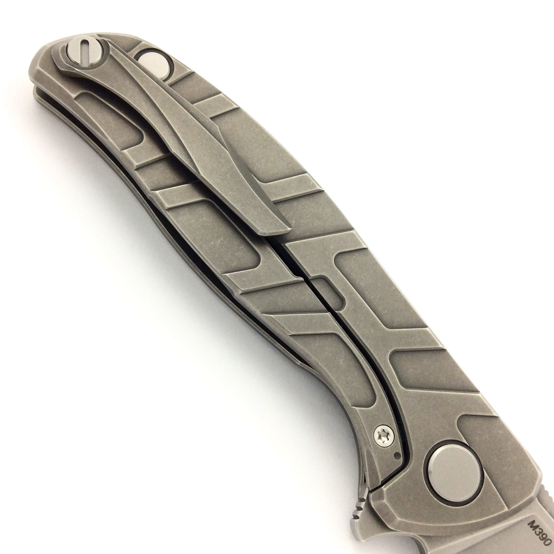 SHIROGOROV F95 "T" PATTERN - M390 BLADE - TITANIUM HANDLE - MRBS